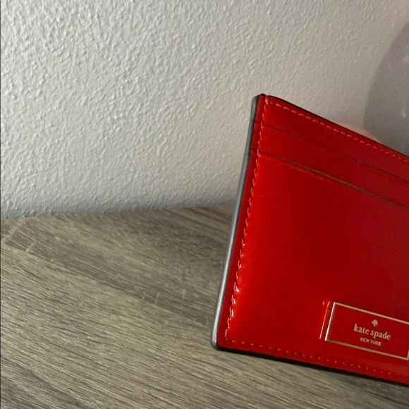 Kate Spade Glossy Red Card Case - Picture 6 of 10